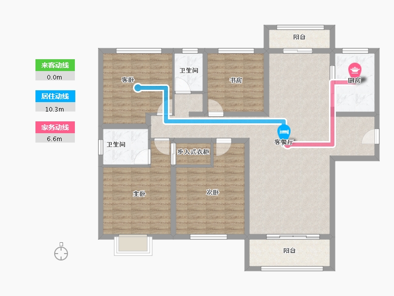 山东省-菏泽市-壹品公馆-123.21-户型库-动静线