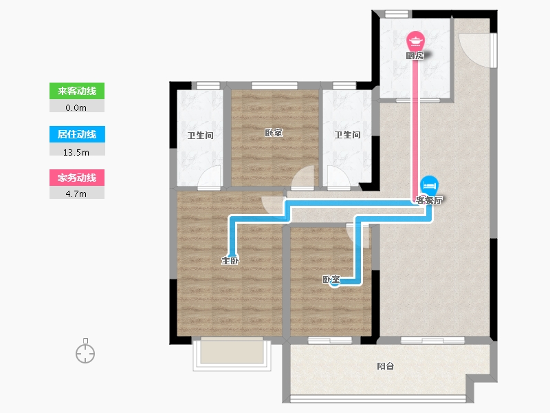 河南省-漯河市-昌建峰璟-92.67-户型库-动静线