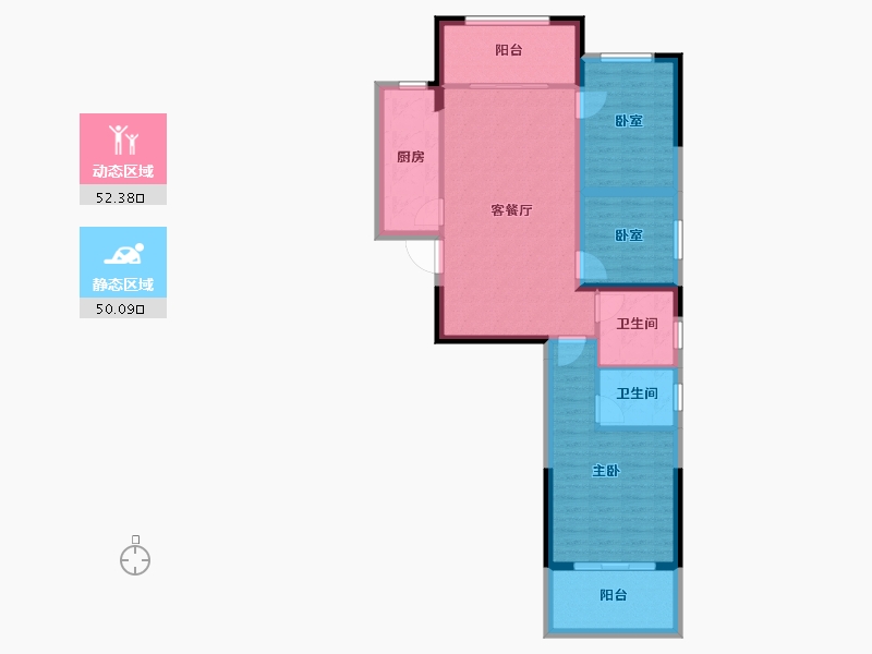 河南省-漯河市-昌建新水岸-92.00-户型库-动静分区