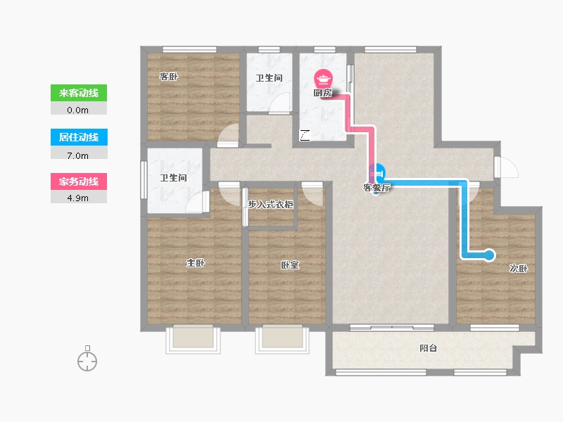 山东省-菏泽市-城盛豪庭-124.81-户型库-动静线