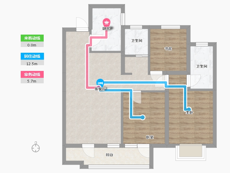 河北省-石家庄市-东胜时间山-82.56-户型库-动静线