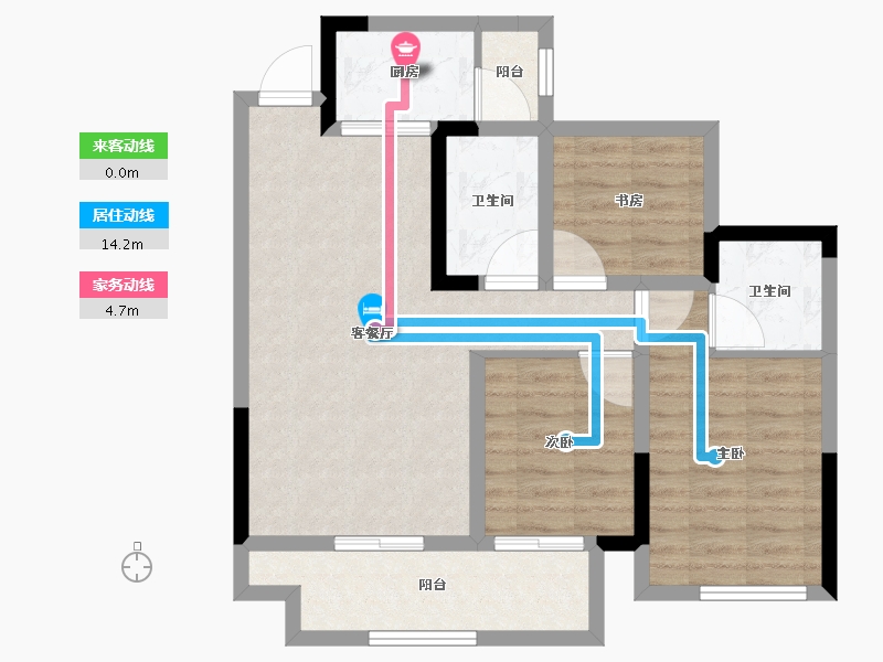 四川省-内江市-西城世家-73.53-户型库-动静线