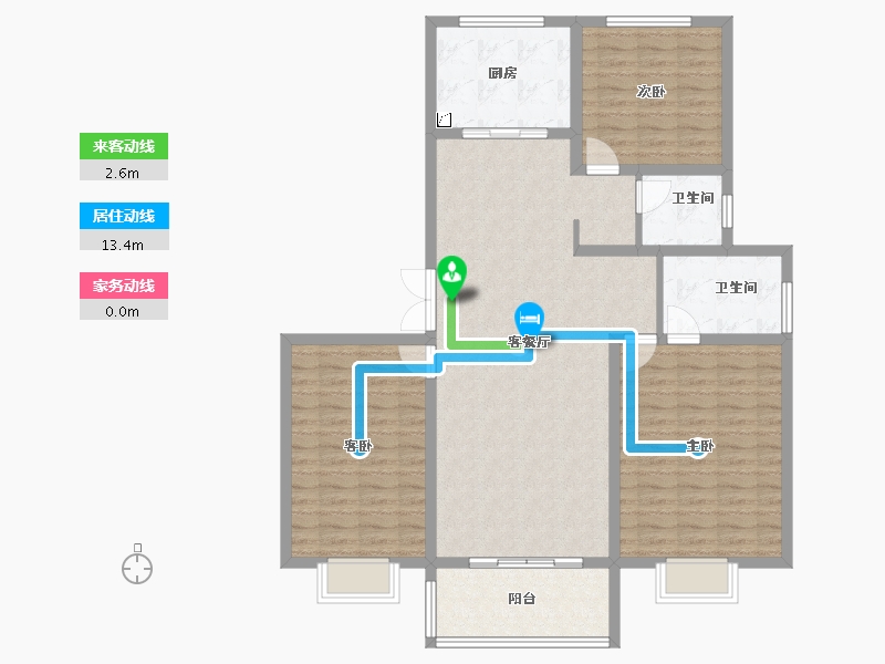 山东省-菏泽市-中达祥泰御府-116.01-户型库-动静线