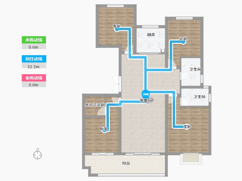 山东省-菏泽市-中达祥泰御府-124.01-户型库-动静线