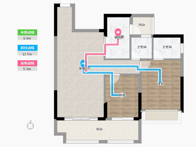 广西壮族自治区-钦州市-远锋城-75.51-户型库-动静线