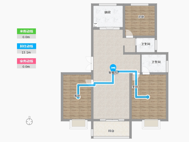 山东省-菏泽市-中达祥泰御府-108.01-户型库-动静线