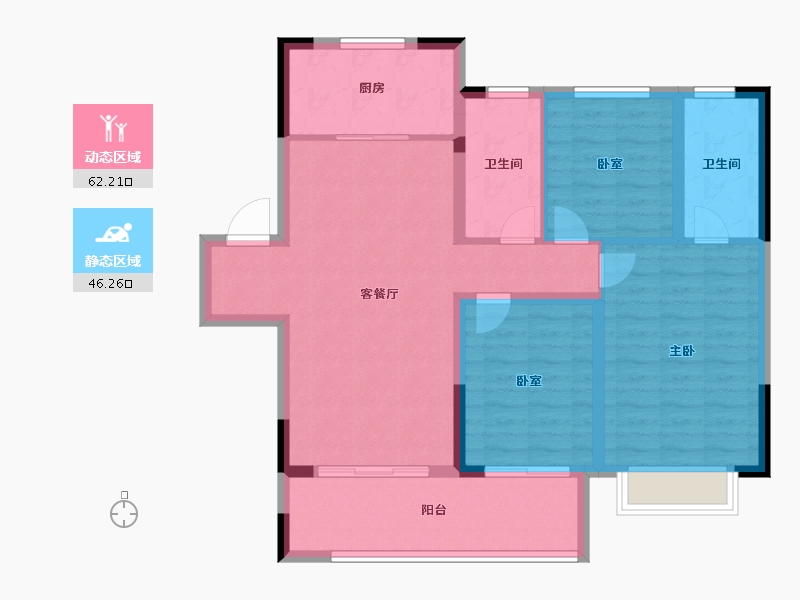 河南省-漯河市-昌建峰璟-97.60-户型库-动静分区