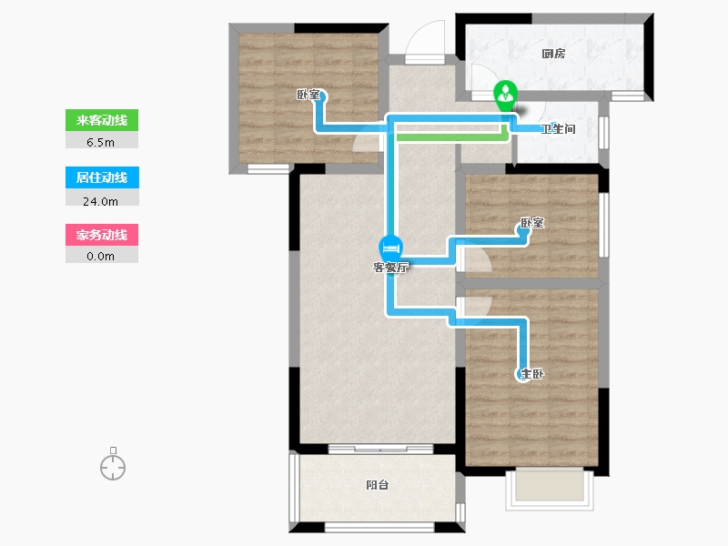 河南省-漯河市-昌建新水岸-83.81-户型库-动静线