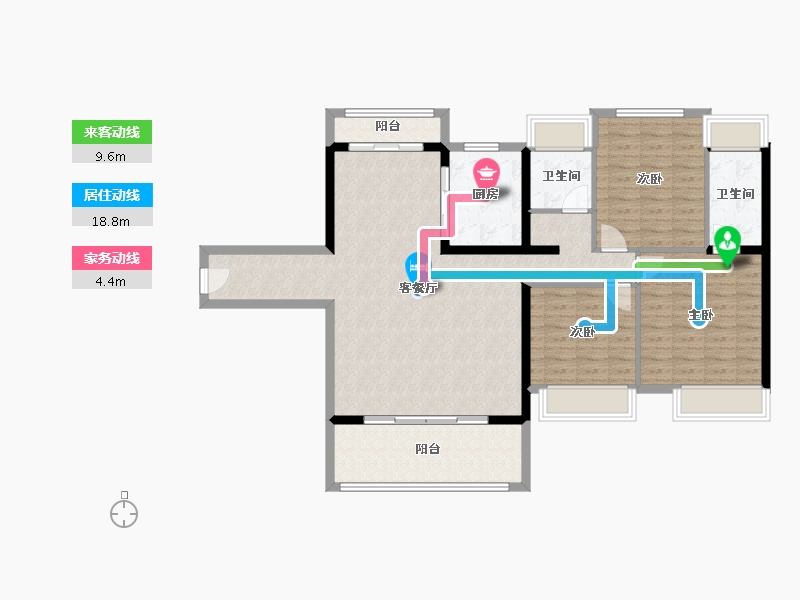 广西壮族自治区-玉林市-陆川碧桂园风华里-112.01-户型库-动静线