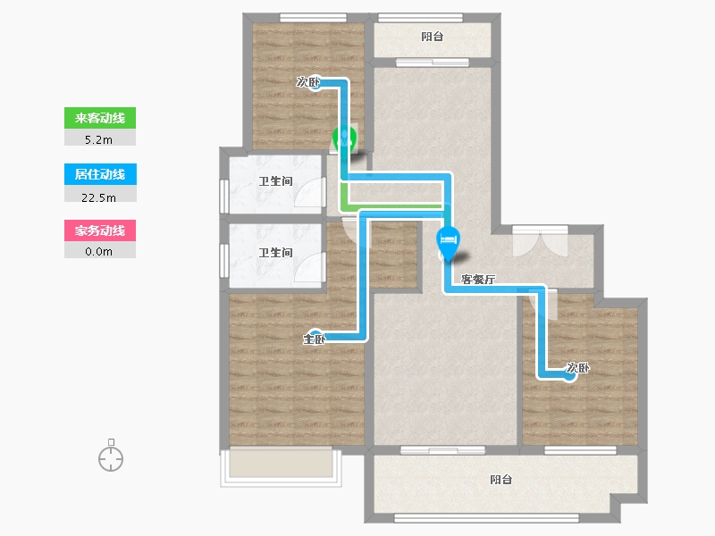 河南省-南阳市-中奥唐河府-102.85-户型库-动静线