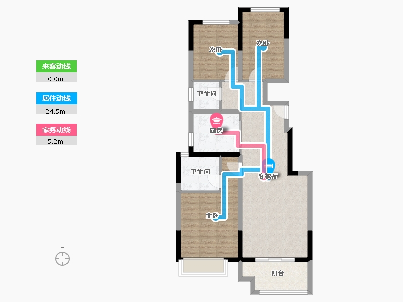 河南省-南阳市-南阳正商书香华府-82.77-户型库-动静线