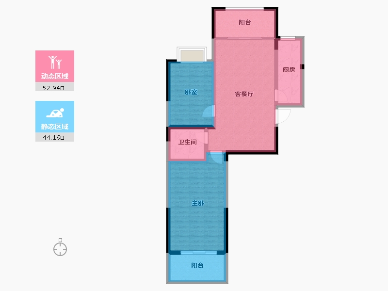 河南省-漯河市-昌建新水岸-87.20-户型库-动静分区