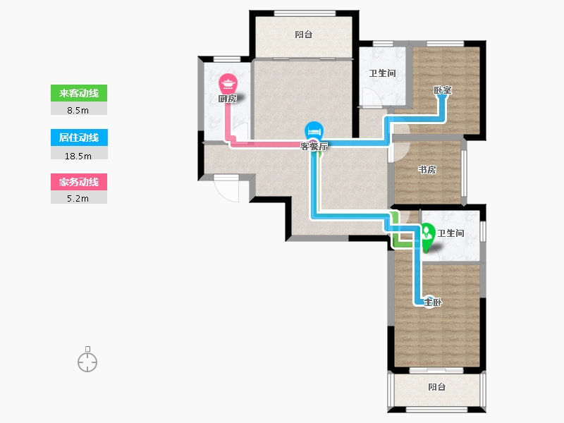 河南省-漯河市-昌建新水岸-101.01-户型库-动静线