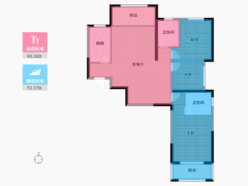 河南省-漯河市-昌建新水岸-101.01-户型库-动静分区