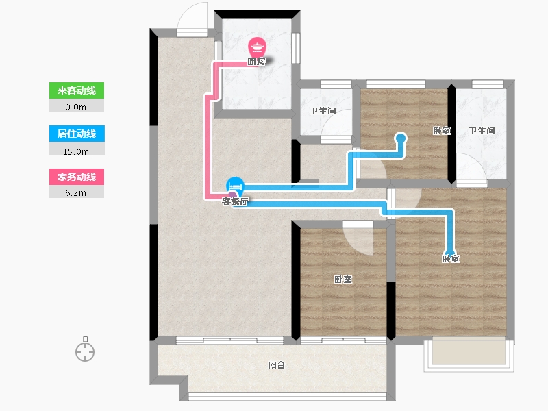 安徽省-宿州市-三巽·灵璧清枫-92.01-户型库-动静线