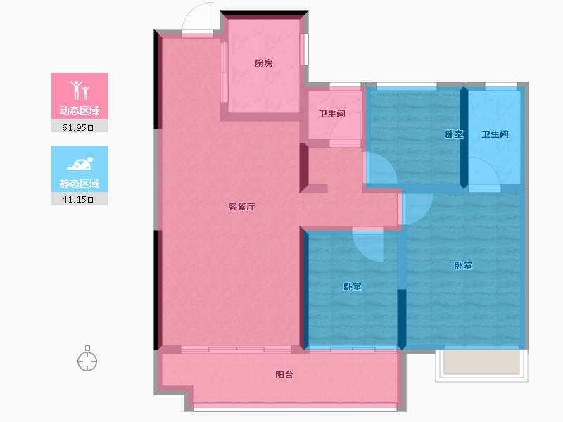 安徽省-宿州市-三巽·灵璧清枫-92.01-户型库-动静分区