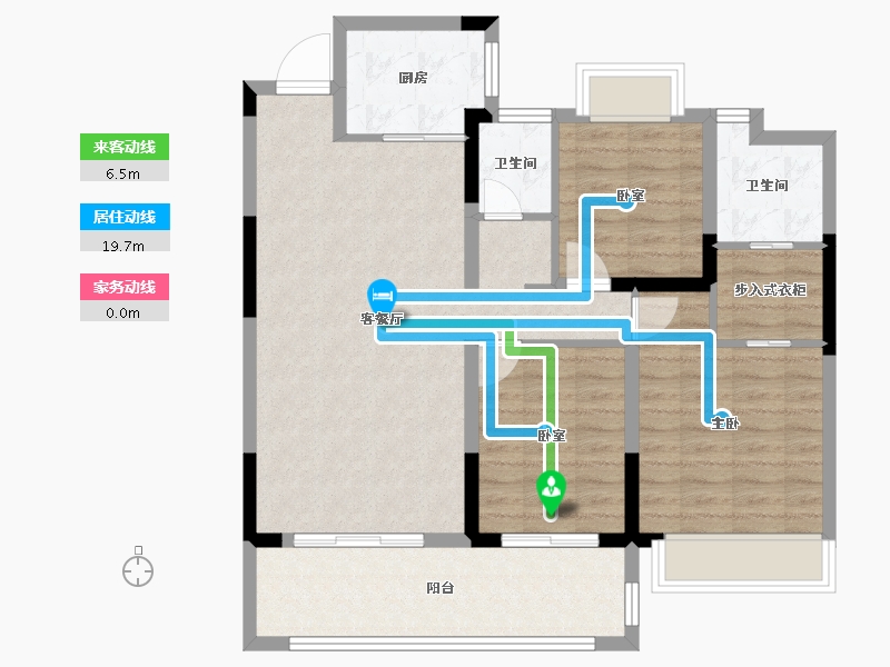 河南省-漯河市-泰威紫宸府-90.62-户型库-动静线