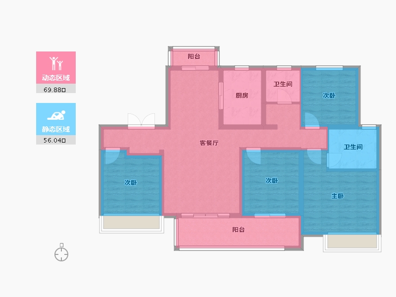 河南省-平顶山市-建业·森林半岛五期通和府-112.00-户型库-动静分区