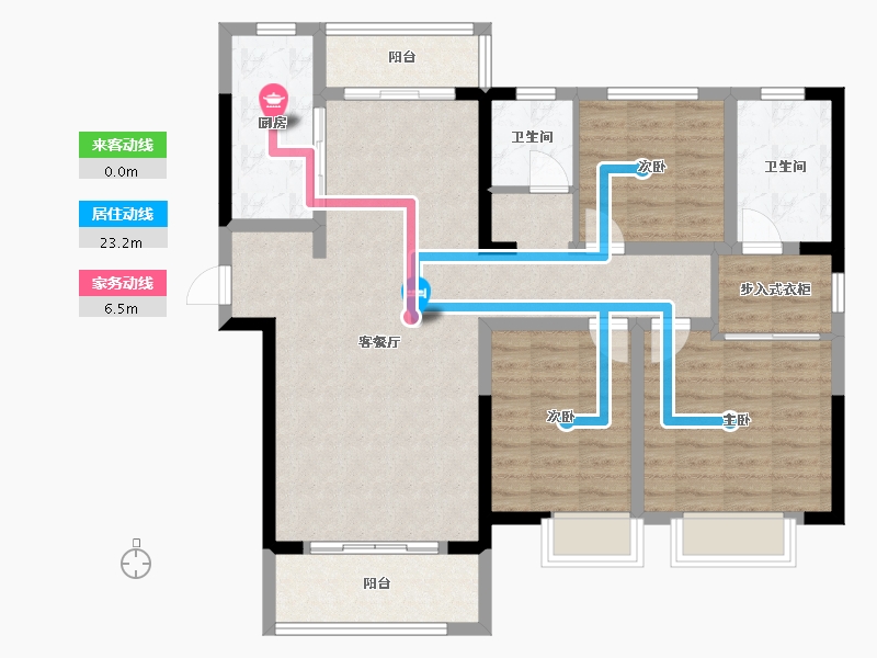 河南省-洛阳市-现代森林国际城-102.27-户型库-动静线