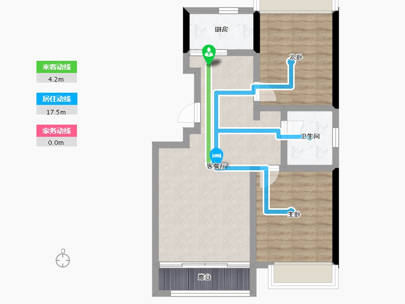 吉林省-吉林市-路弘·阳光铭苑-62.03-户型库-动静线