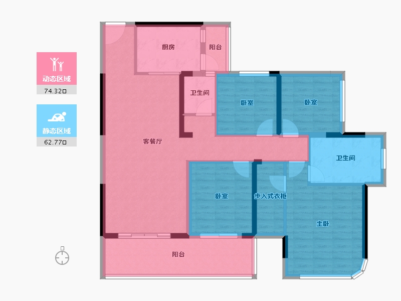 广西壮族自治区-贵港市-华盈壹品江山-123.18-户型库-动静分区