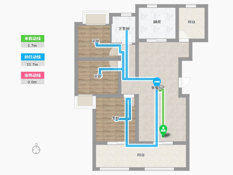 四川省-南充市-世台悦中心-81.39-户型库-动静线