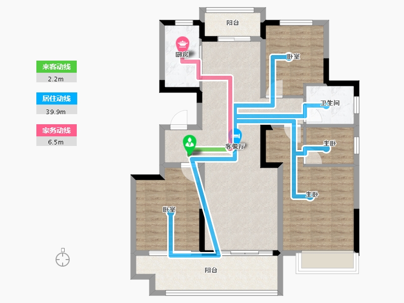 河南省-漯河市-昌建璟上-96.77-户型库-动静线