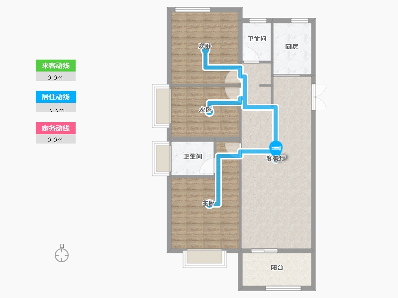 山东省-菏泽市-凯兴天下-108.40-户型库-动静线