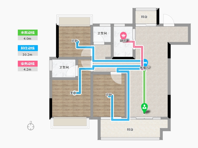 安徽省-宿州市-和顺·悦澜庭-99.20-户型库-动静线