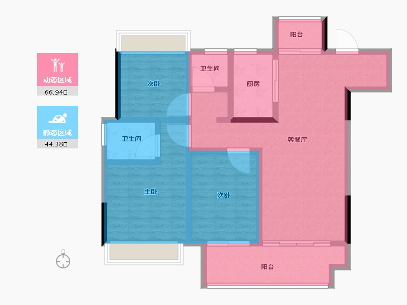 安徽省-宿州市-和顺·悦澜庭-99.20-户型库-动静分区