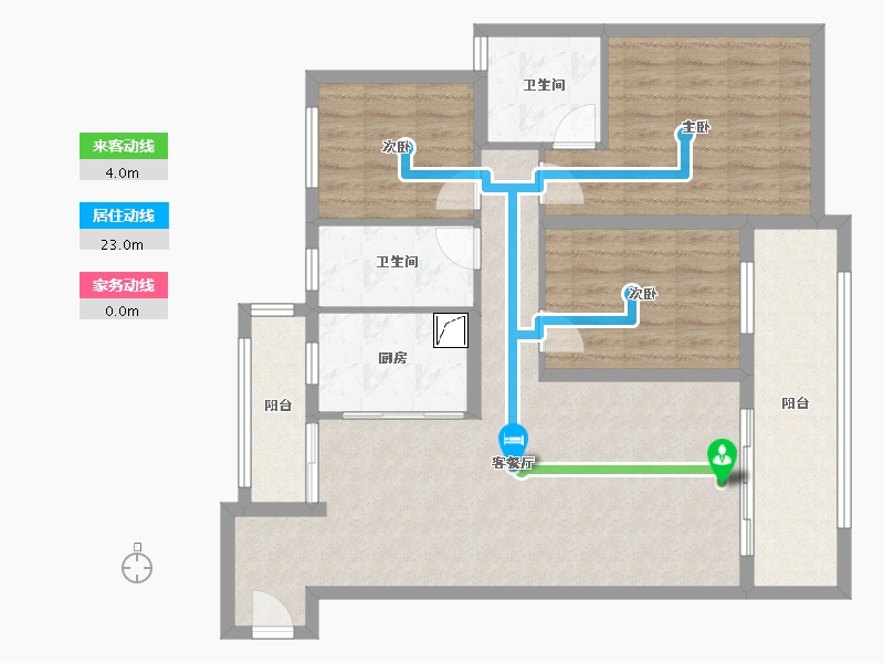 江西省-上饶市-东投状元府-100.11-户型库-动静线