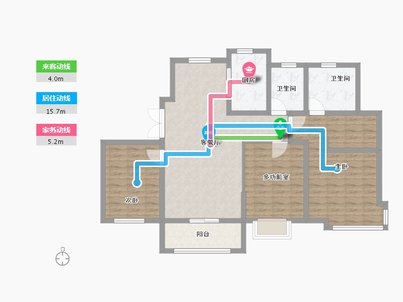 河北省-衡水市-泰昌悦湖庄园-100.00-户型库-动静线