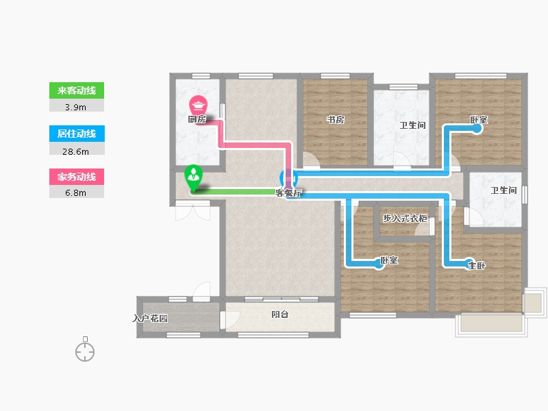 河北省-衡水市-泰昌悦湖庄园-138.41-户型库-动静线