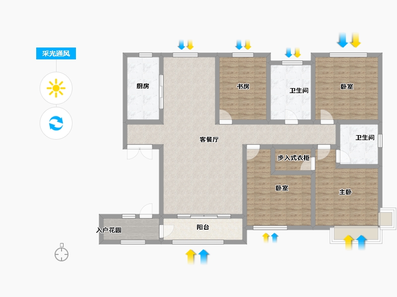 河北省-衡水市-泰昌悦湖庄园-138.41-户型库-采光通风