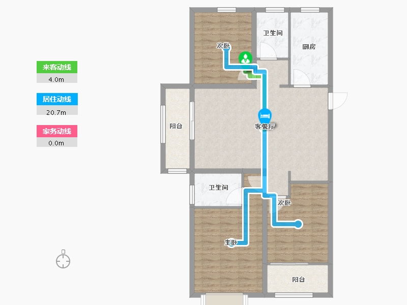 山东省-菏泽市-名门世都-103.84-户型库-动静线