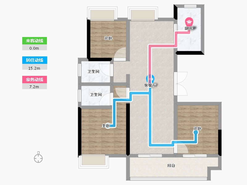 安徽省-宿州市-和顺·悦澜庭-96.01-户型库-动静线