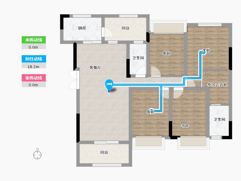 四川省-广元市-和成原著-109.95-户型库-动静线