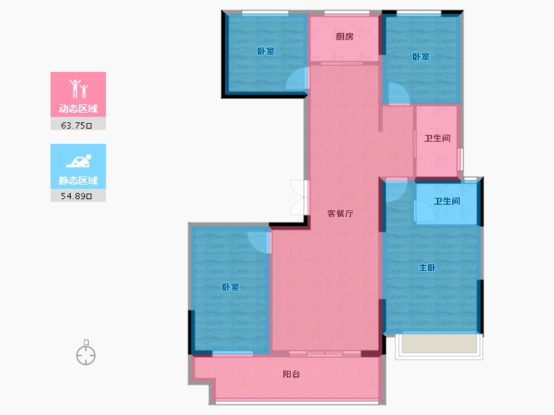 河南省-漯河市-攀恒泰和院-106.12-户型库-动静分区