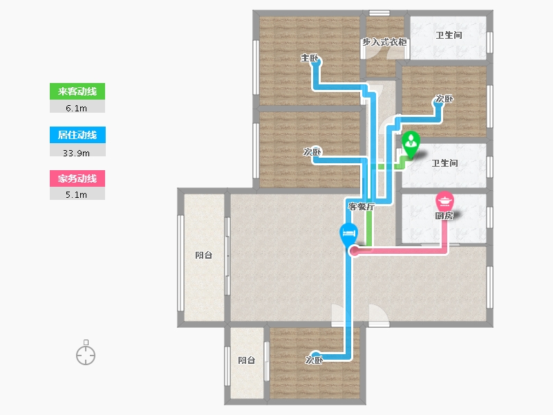 山东省-东营市-盛世瀚海-148.00-户型库-动静线