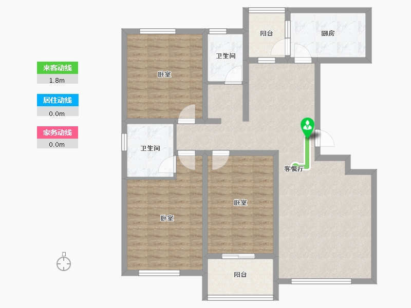 山东省-潍坊市-北斗山河城-109.37-户型库-动静线