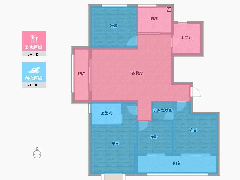 山东省-菏泽市-富邦历山湾​-114.41-户型库-动静分区