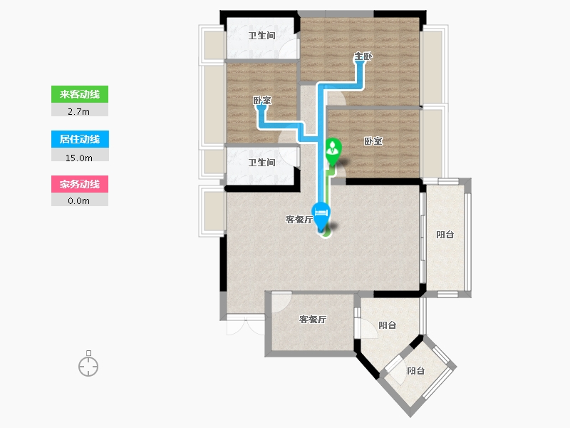 广东省-清远市-星荟天城-97.06-户型库-动静线