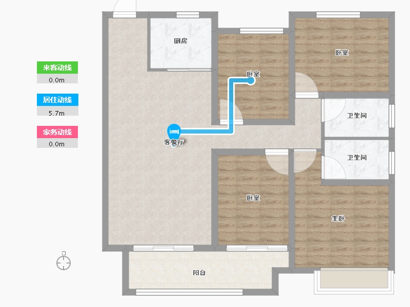 河南省-安阳市-安阳建业城三期云著-112.01-户型库-动静线