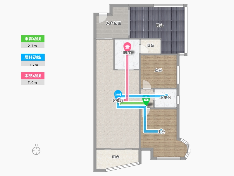 湖南省-长沙市-润和紫郡-92.80-户型库-动静线