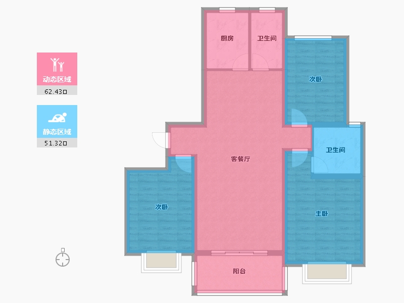 山东省-菏泽市-颐江南-102.13-户型库-动静分区