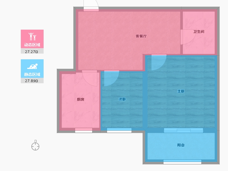 山东省-济宁市-鑫琦国际广场-49.22-户型库-动静分区