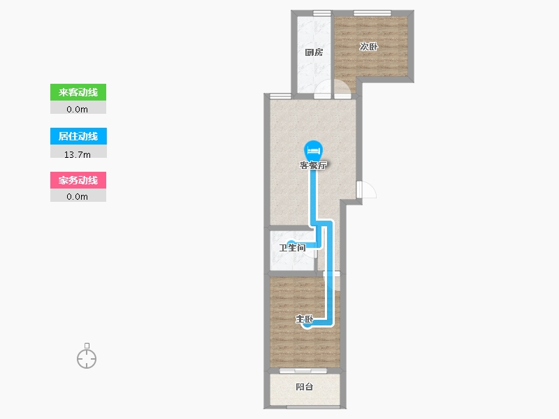 河北省-秦皇岛市-在水一方-62.90-户型库-动静线