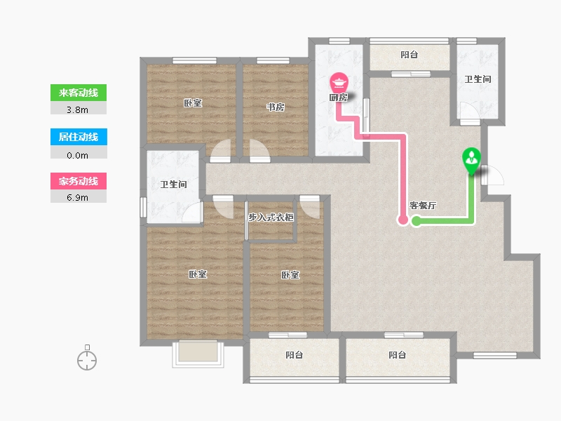 山东省-潍坊市-北斗山河城-149.57-户型库-动静线