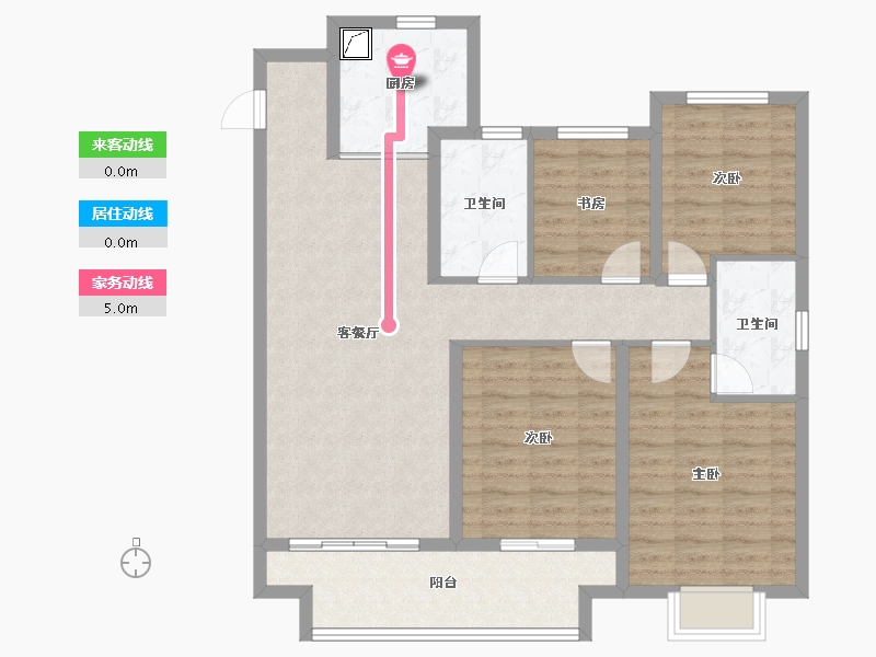 江西省-上饶市-金科奥园·铂悦都会-102.01-户型库-动静线