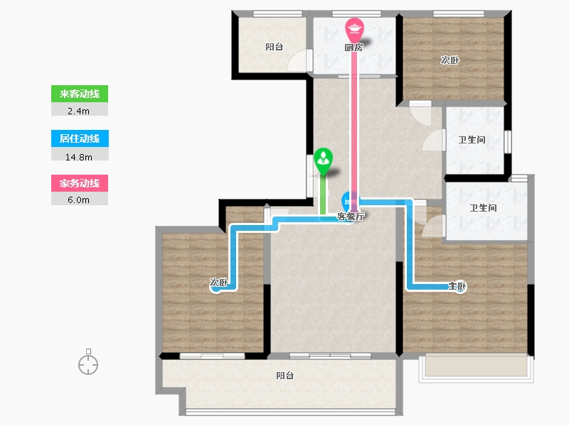 山东省-临沂市-掌舵东岸-131.00-户型库-动静线